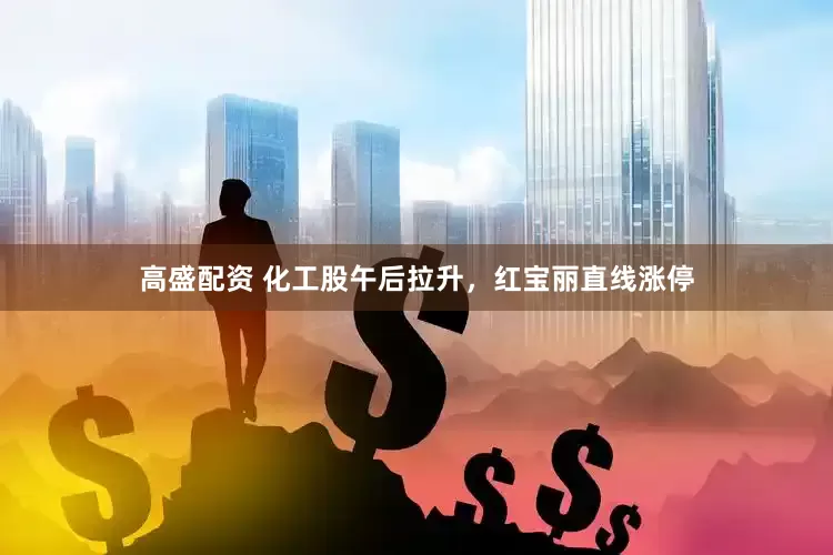高盛配资 化工股午后拉升，红宝丽直线涨停
